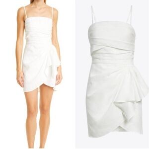 NWT RONNY KOBO White Linen Sandra Dress Size Medium